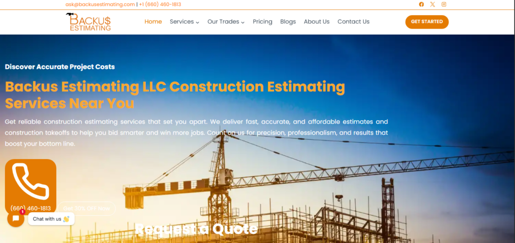 Backusestimating.com